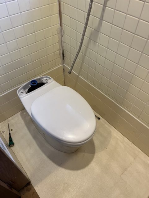 トイレつまり　排水管カメラ調査